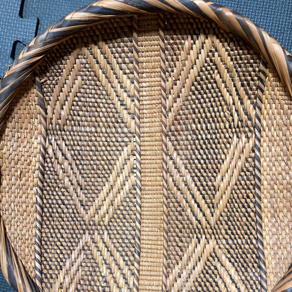 African weave basket